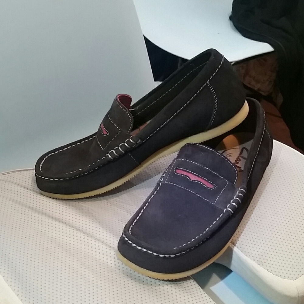 Clarks wallabees royal "blue suede shoes"